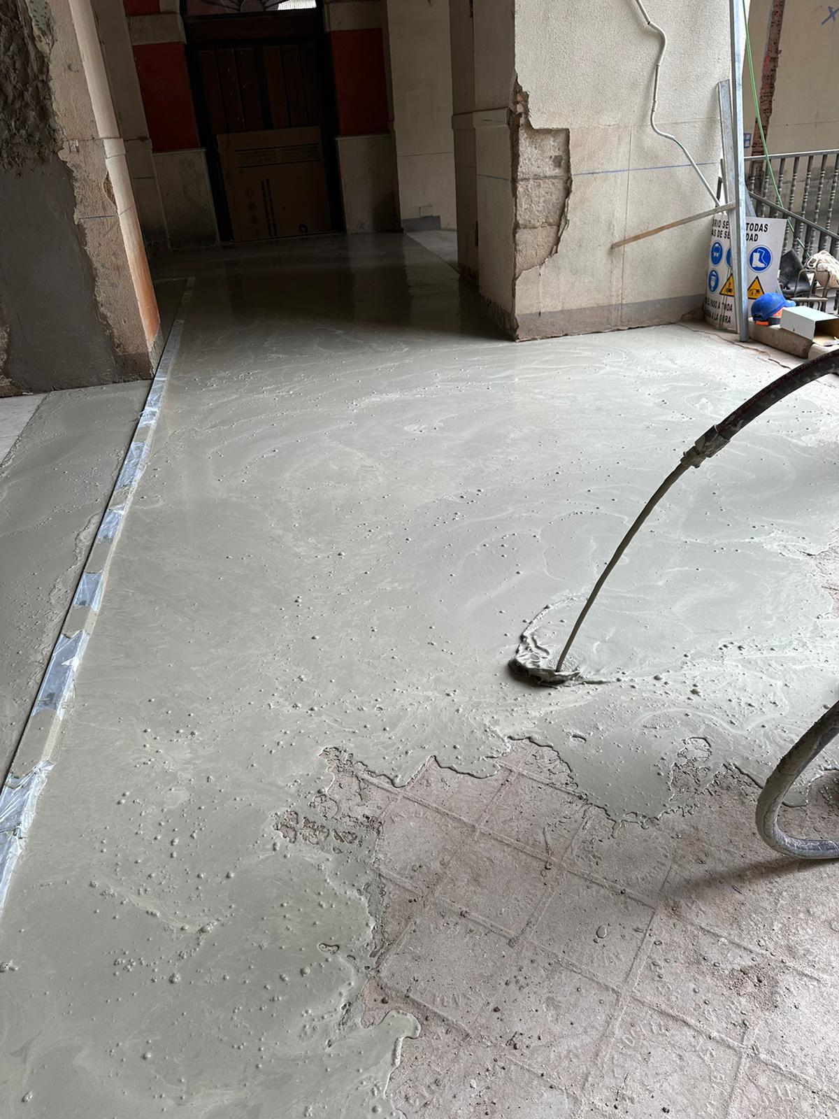 aplicacion suelo autonivelante en palencia