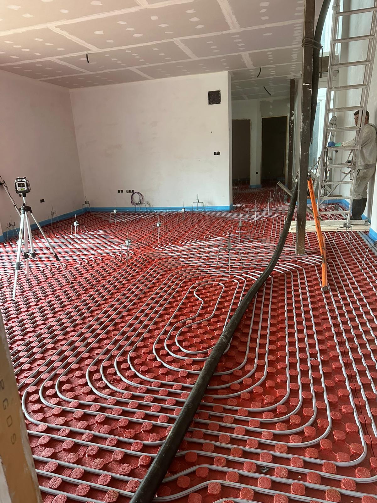 aplicacion suelo radiante palencia