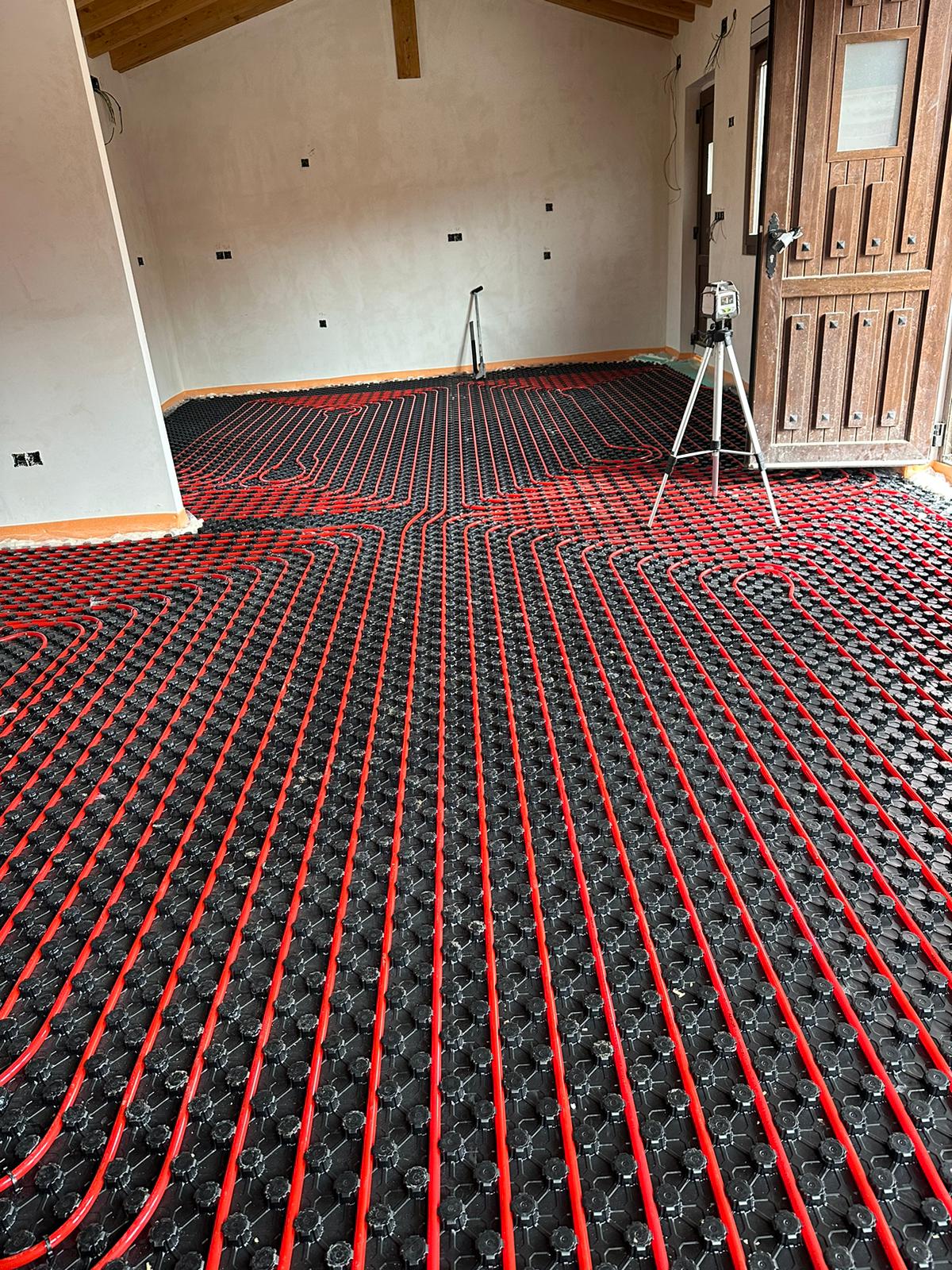 extructura suelo autonivelante en valladolid radiante