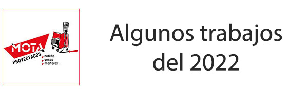 trabajos realizados mota proyectados
